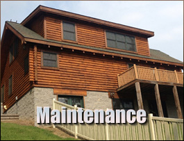  Cordova, North Carolina Log Home Maintenance